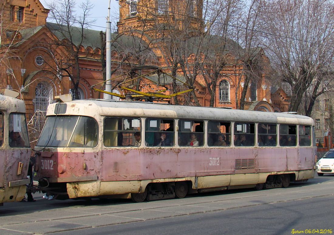 Харьков. Tatra T3SU №3012