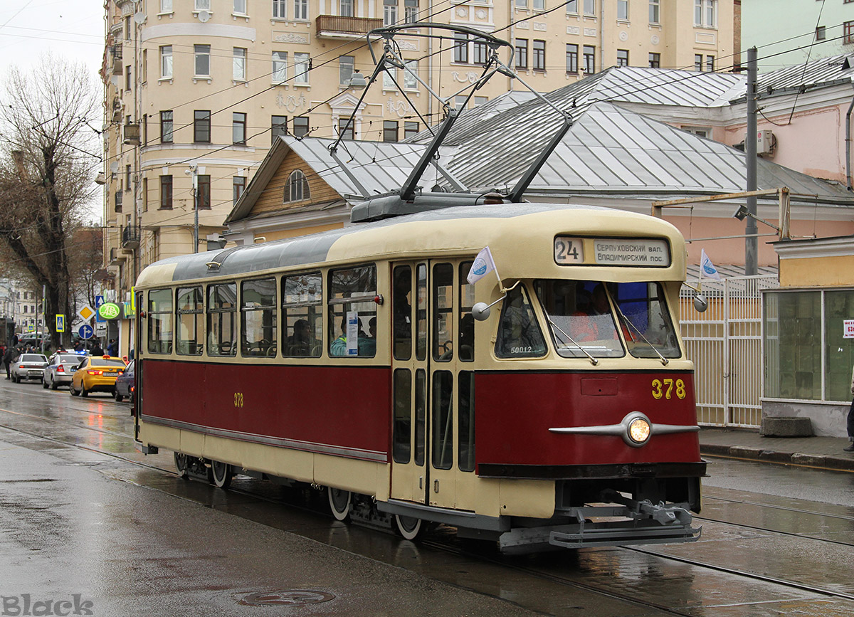 Москва. Tatra T2 №378