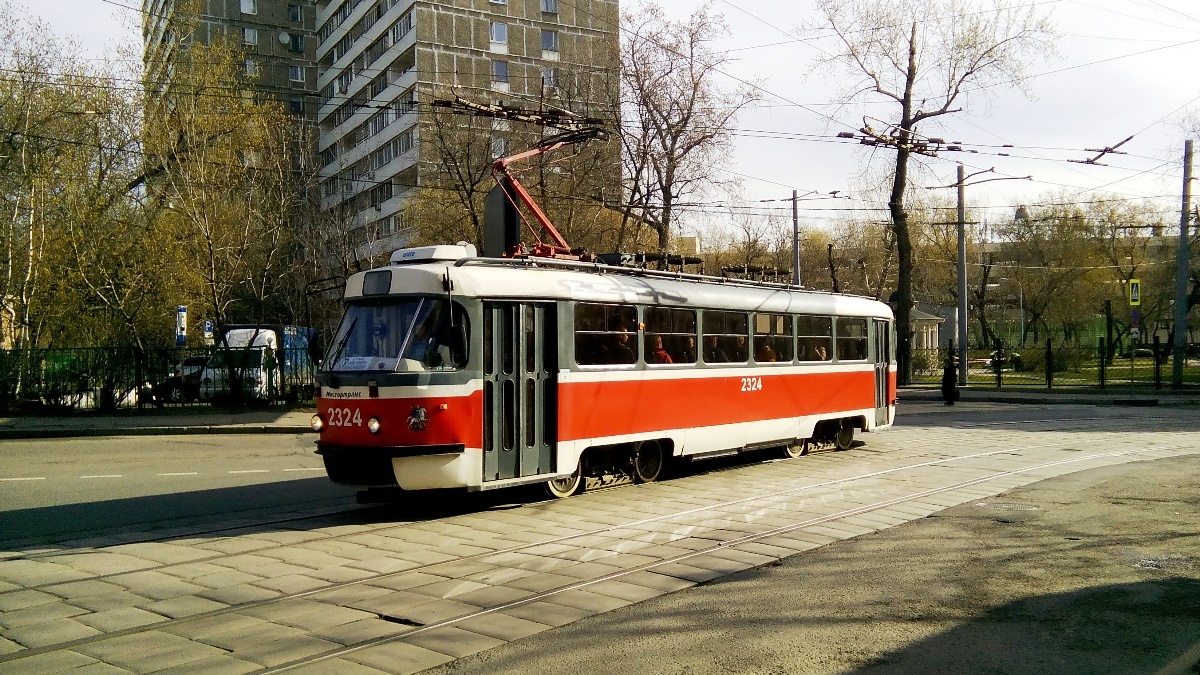 Москва. Tatra T3 (МТТА-2) №2324