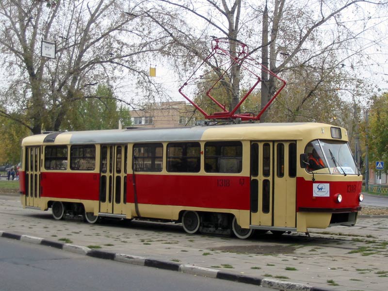 Москва. Tatra T3 (МТТД) №1318