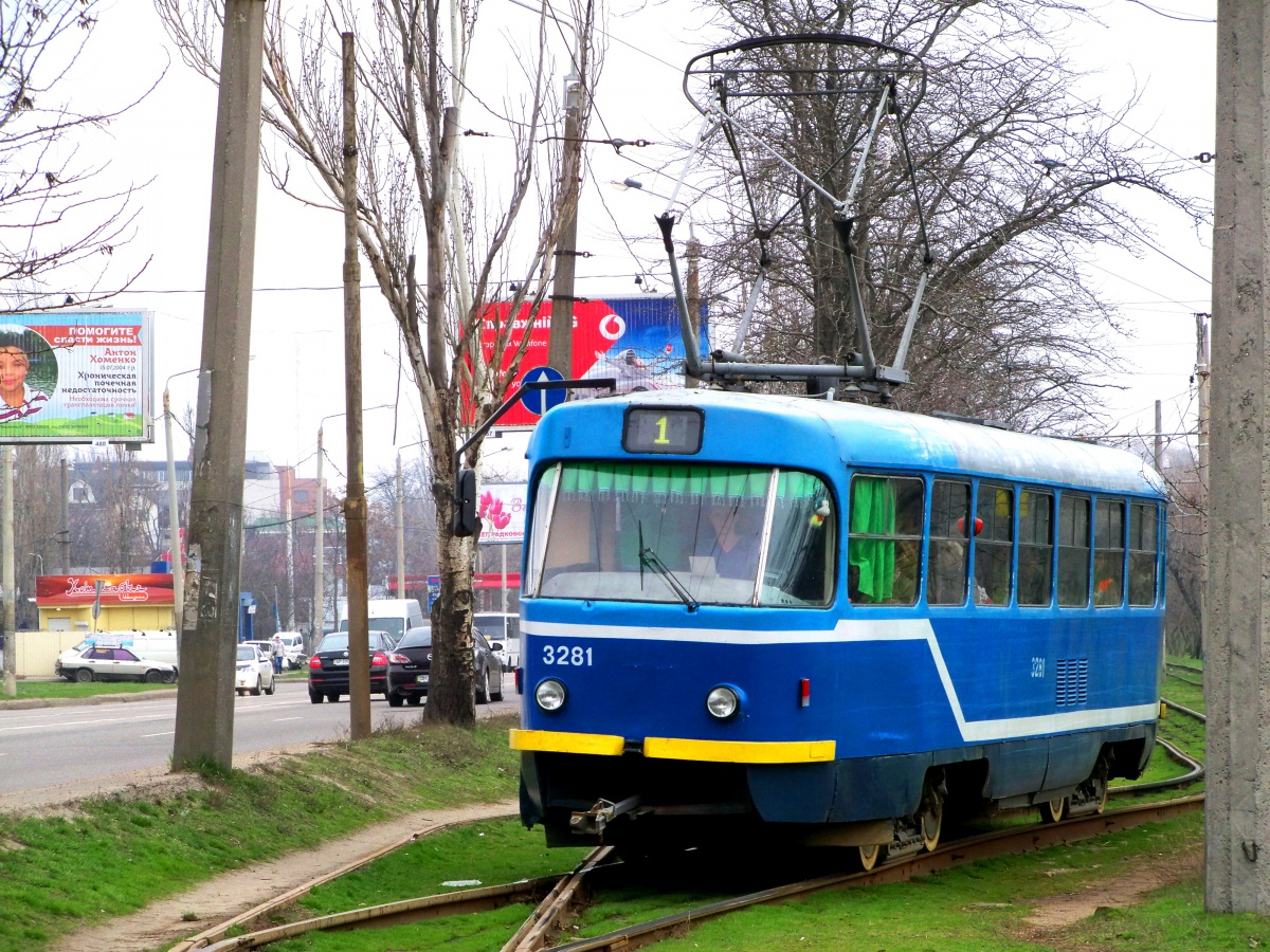Одесса. Tatra T3R.P №3281