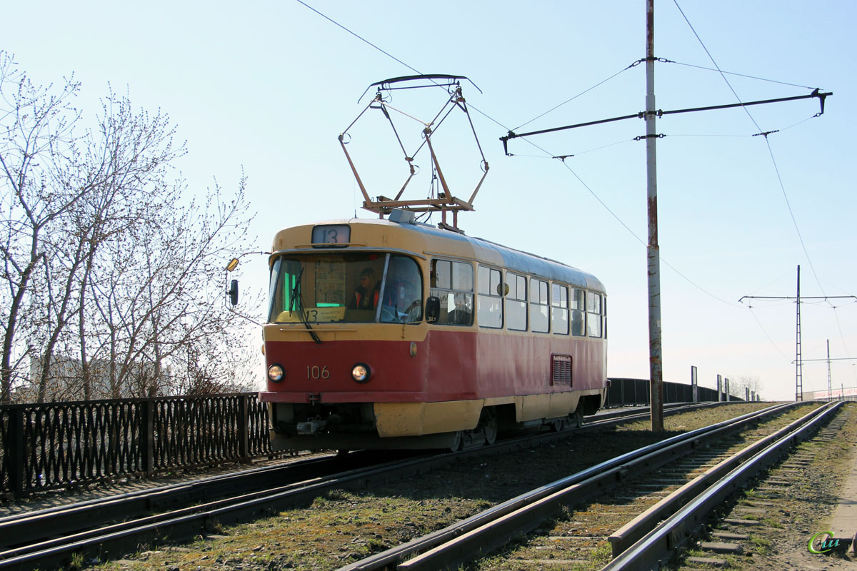 Екатеринбург. Tatra T3 (двухдверная) №106