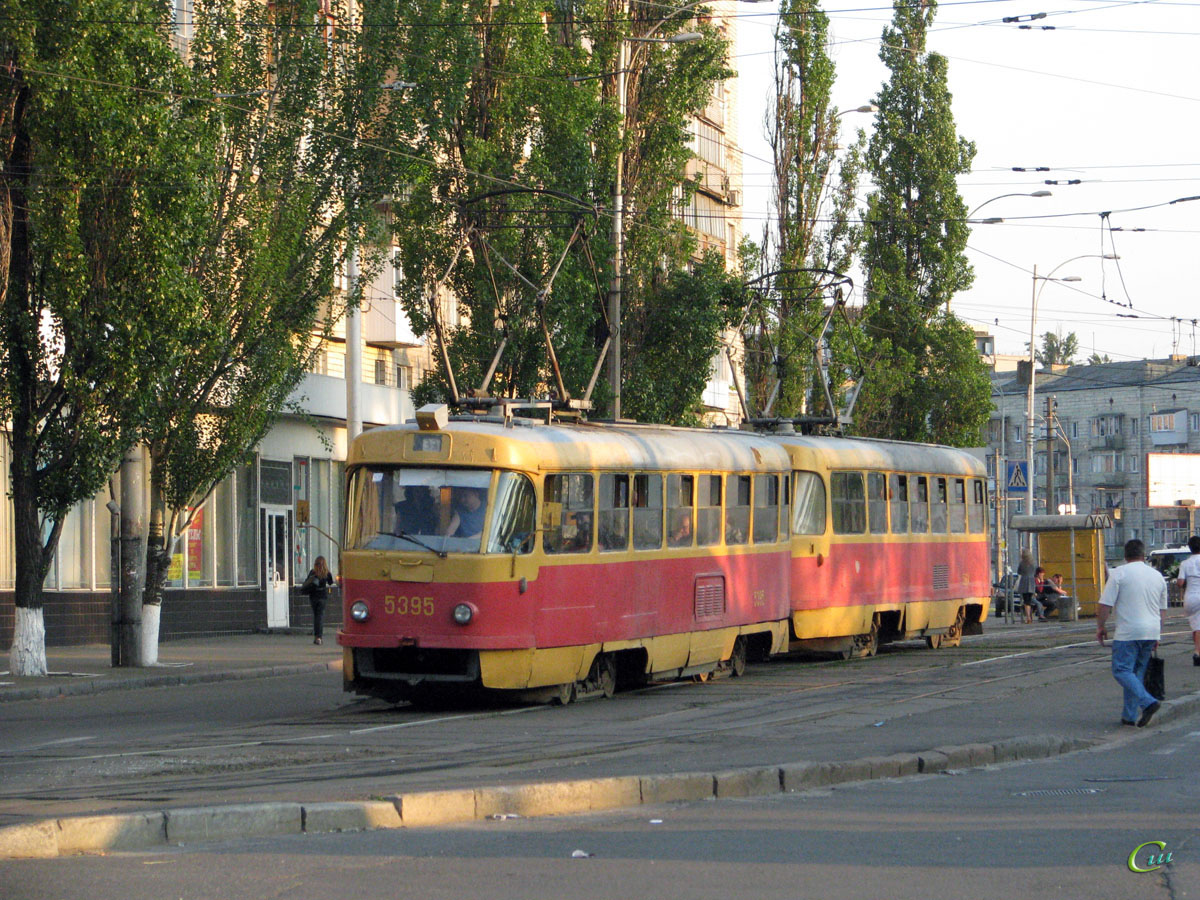 Киев. Tatra T3 (двухдверная) №5395, Tatra T3SU №5664