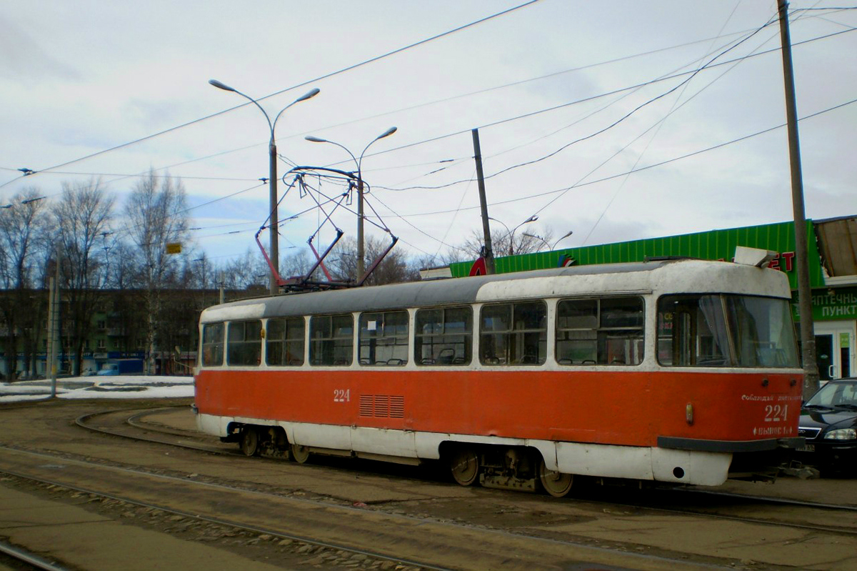 Тверь. Tatra T3SU №224