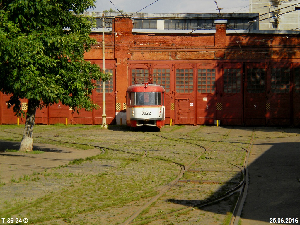 Москва. Tatra T3SU №0022