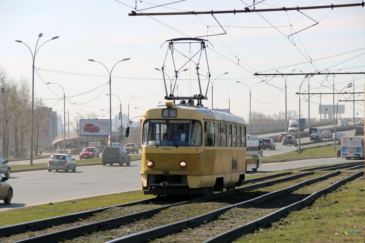 Екатеринбург. Tatra T3SU №665