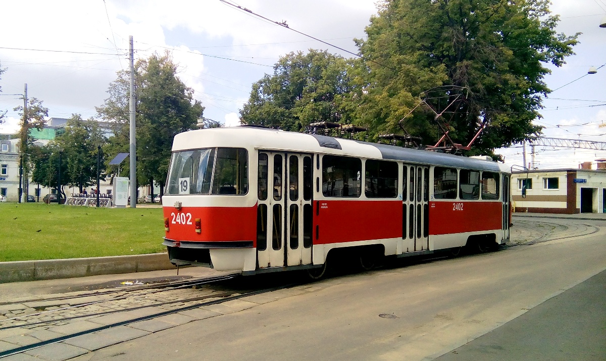 Москва. Tatra T3 (МТТА) №2402