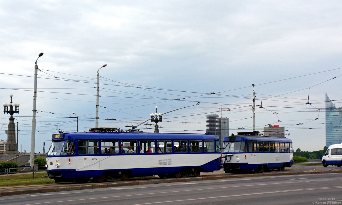 Рига. Tatra T3A №30536