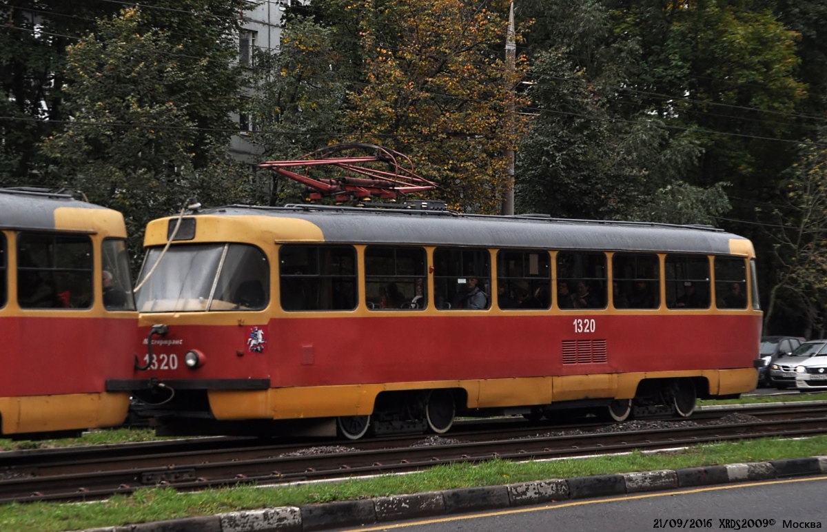 Москва. Tatra T3 (МТТЧ) №1320