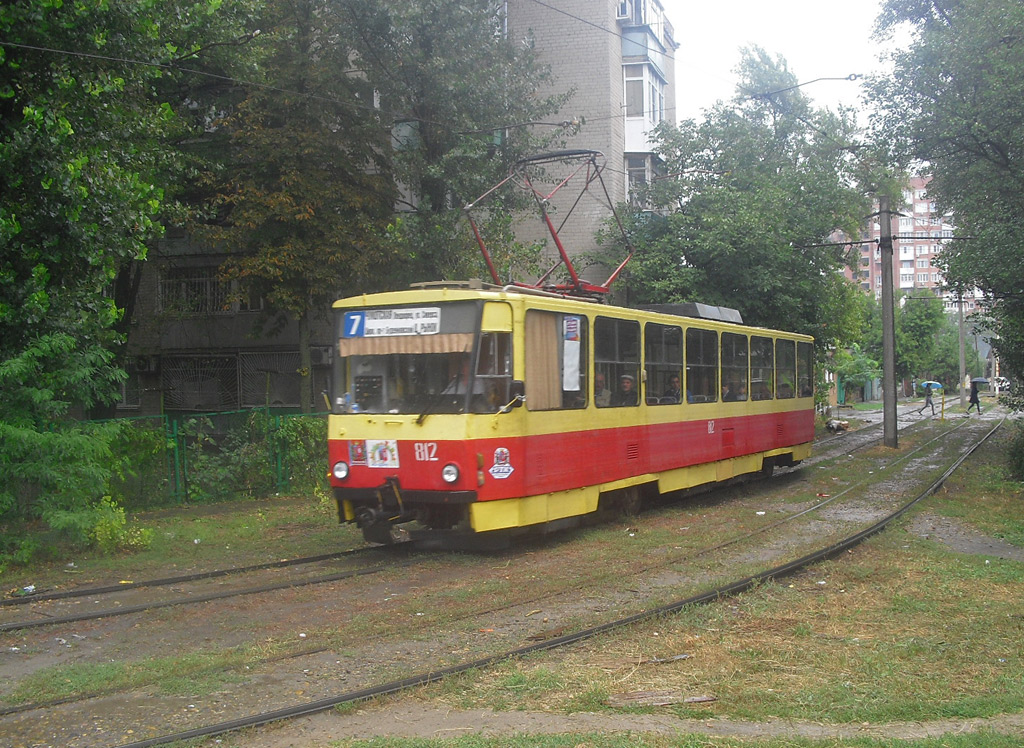 Ростов-на-Дону. Tatra T6B5 (Tatra T3M) №812