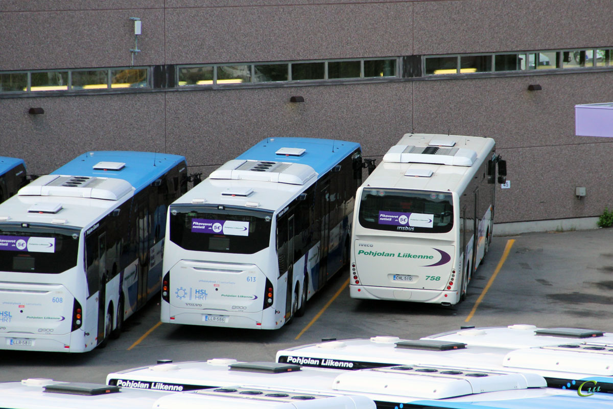 Хельсинки. Irisbus Crossway LE 12.8M CHL-510, Volvo 8900BLE LLR-586