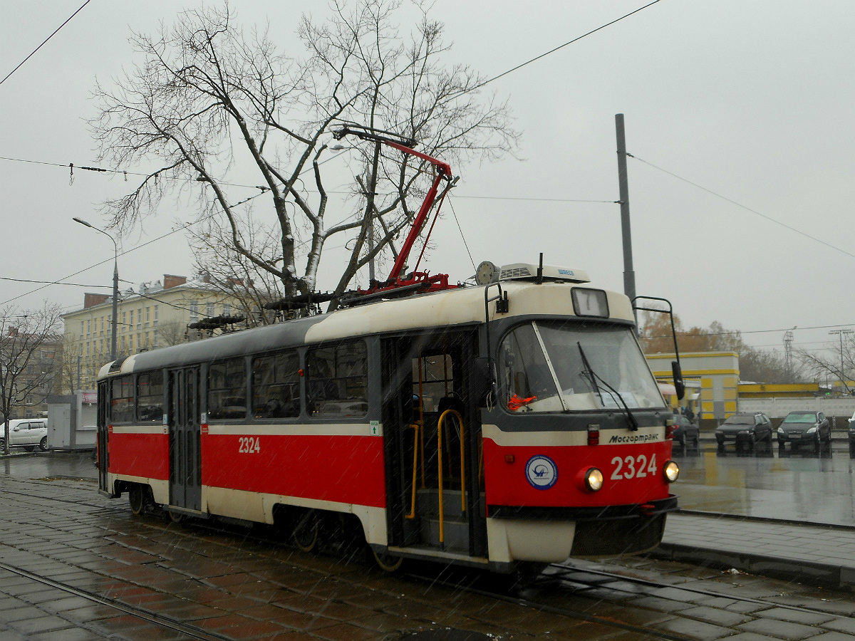 Москва. Tatra T3 (МТТА-2) №2324