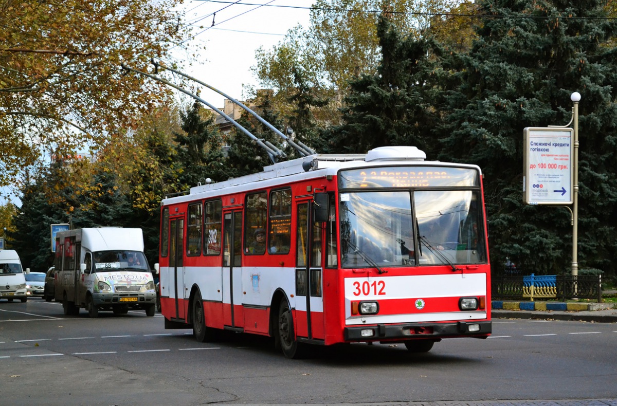 Николаев. Škoda 14TrR №3012
