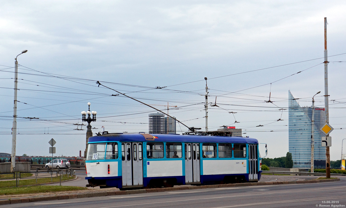 Рига. Tatra T3A №51211