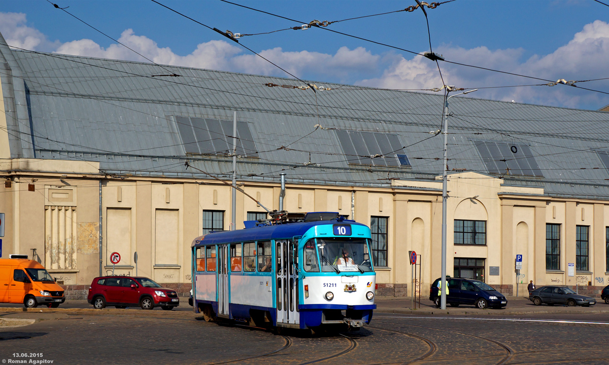 Рига. Tatra T3A №51211