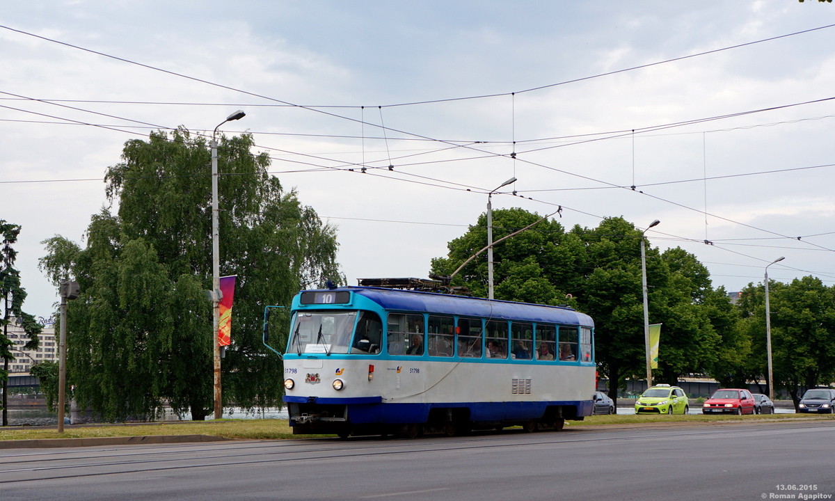 Рига. Tatra T3A №51798