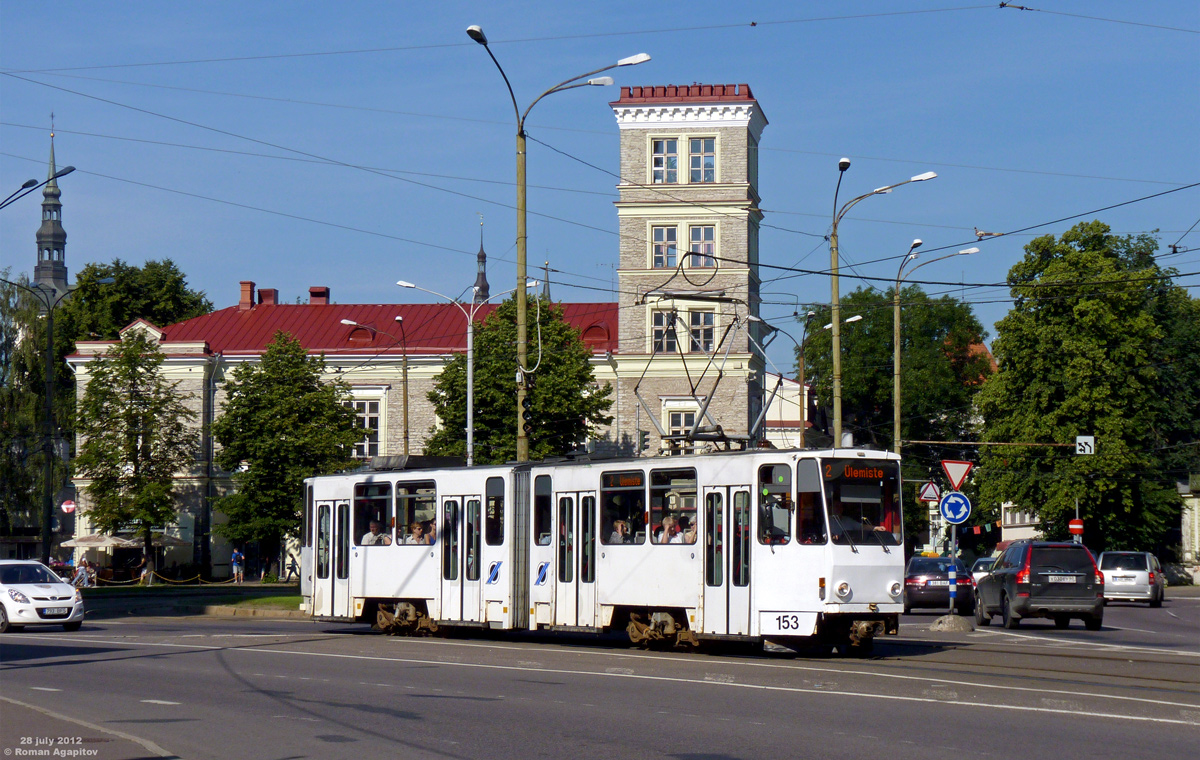 Таллин. Tatra KT4D №153