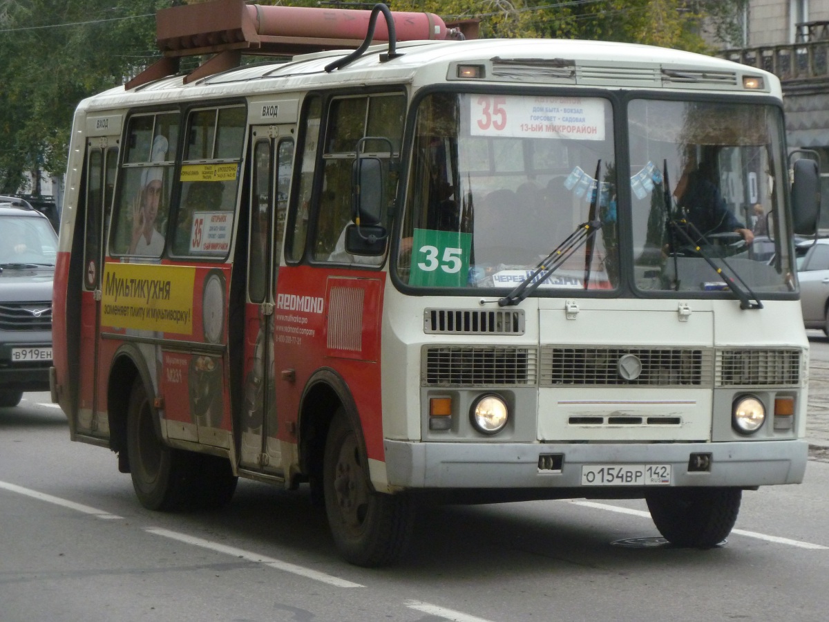 Новокузнецк. ПАЗ-32054 о154вр