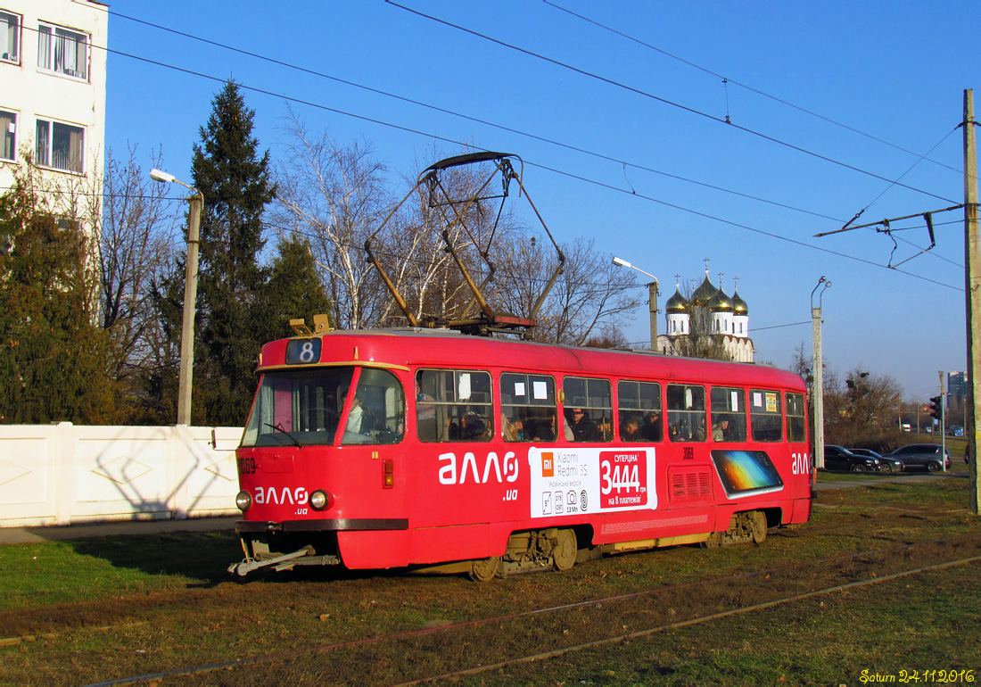 Харьков. Tatra T3SU №3069