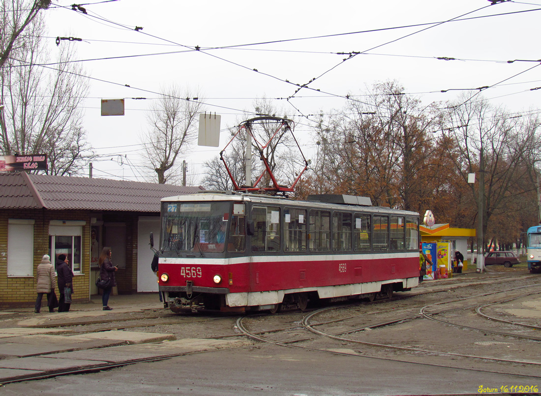 Харьков. Tatra T6B5 (Tatra T3M) №4569