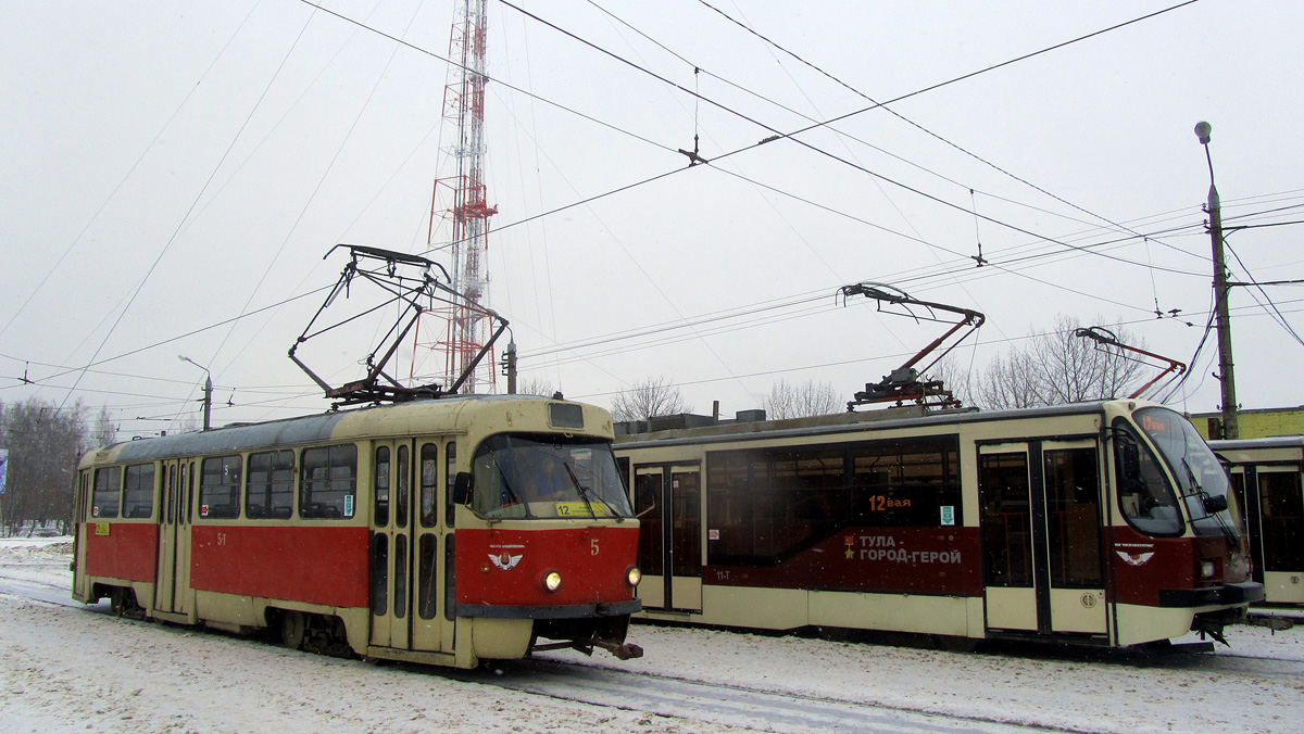 Тула. Tatra T3SU №5, 71-407 №11