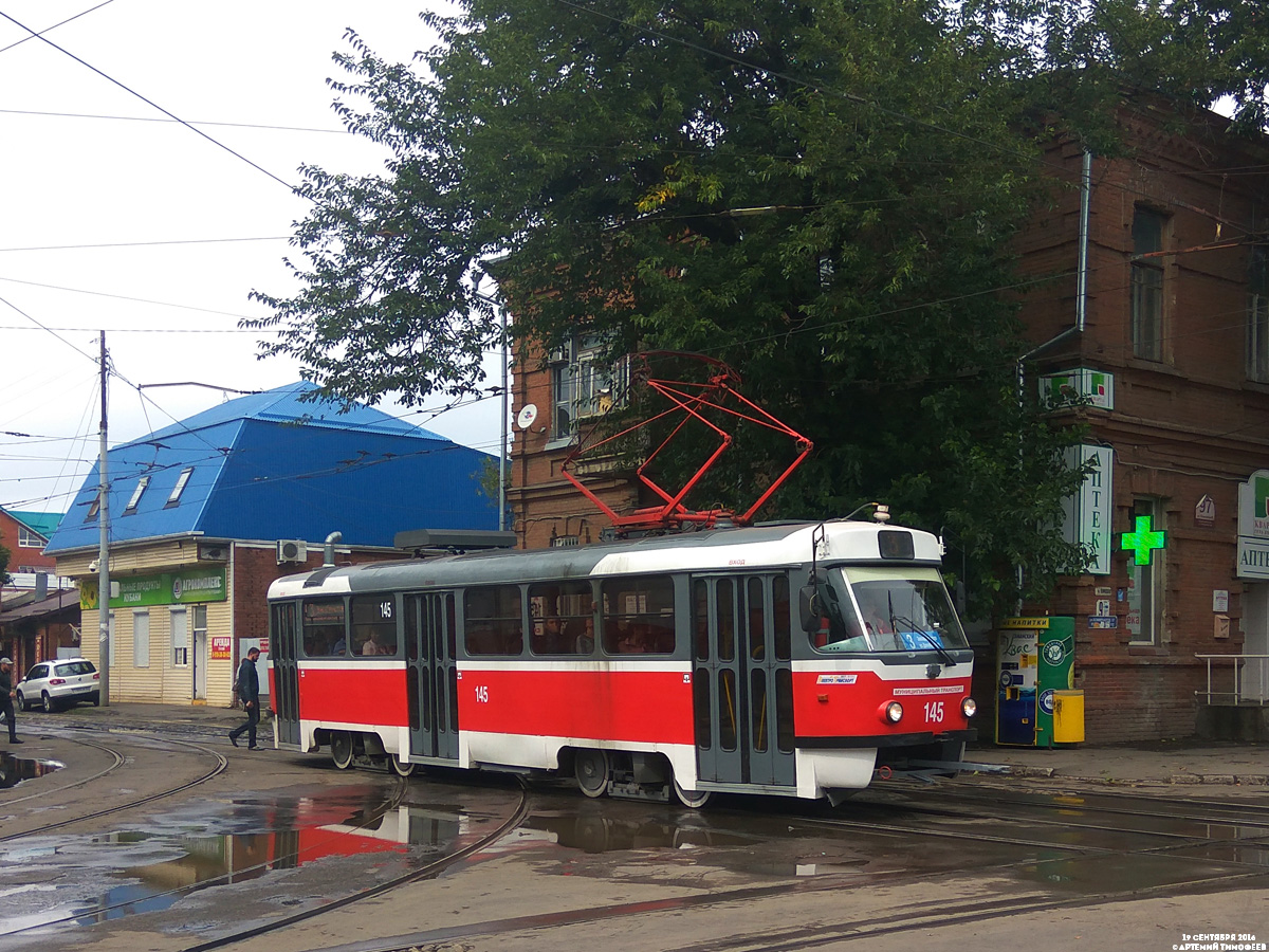 Краснодар. Tatra T3SU №145