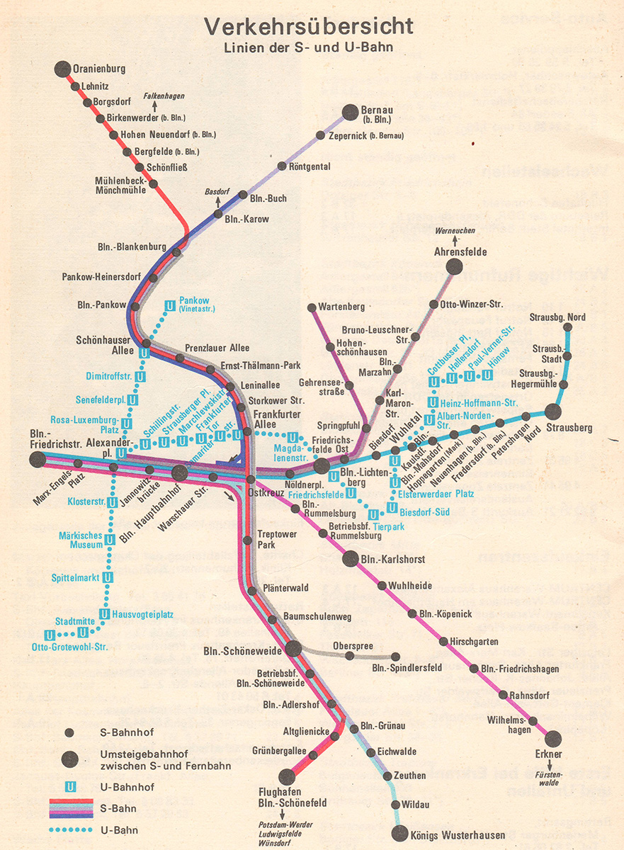 Берлинское метро схема на русском - 80 фото