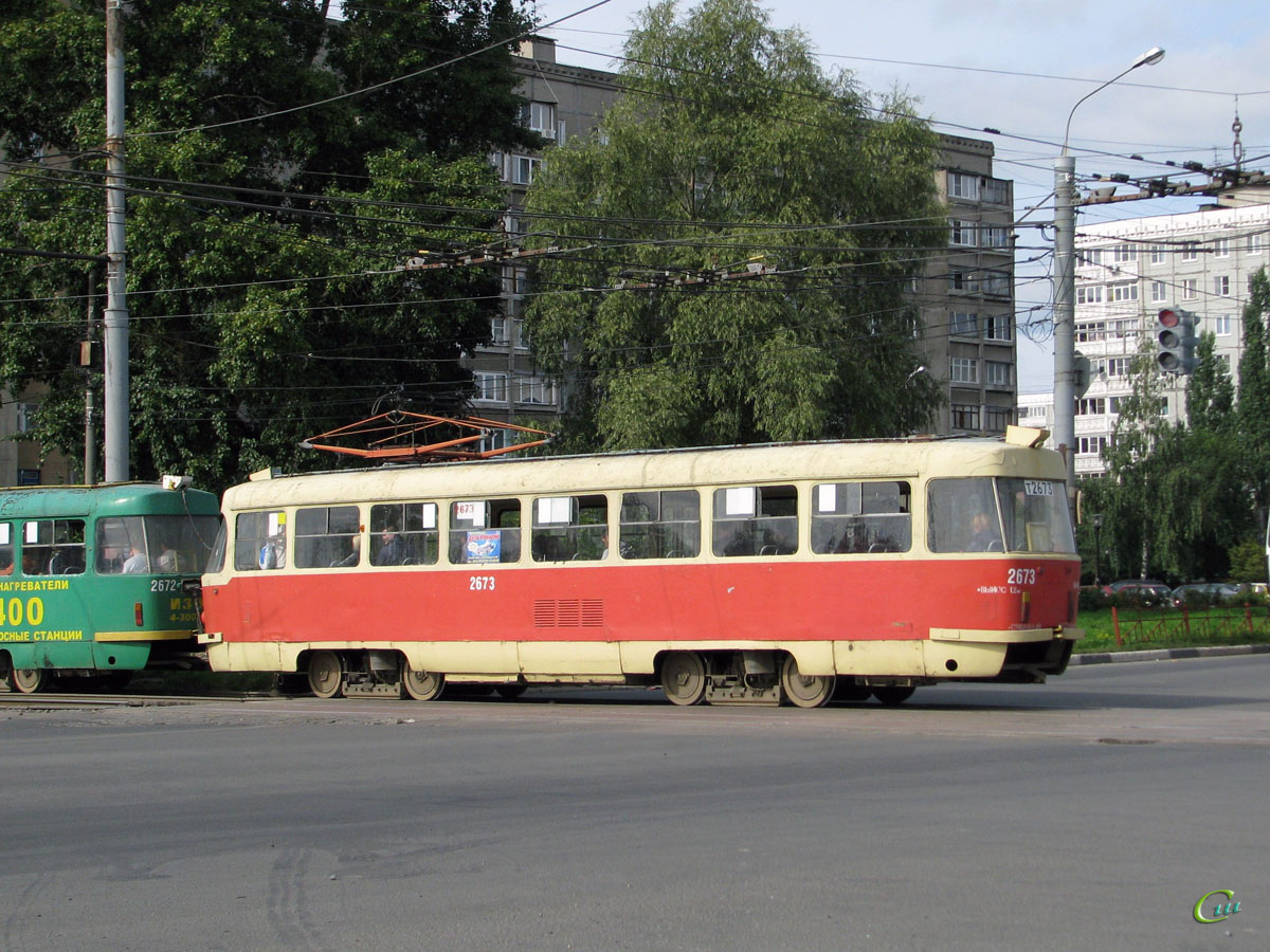 Нижний Новгород. Tatra T3SU №2673