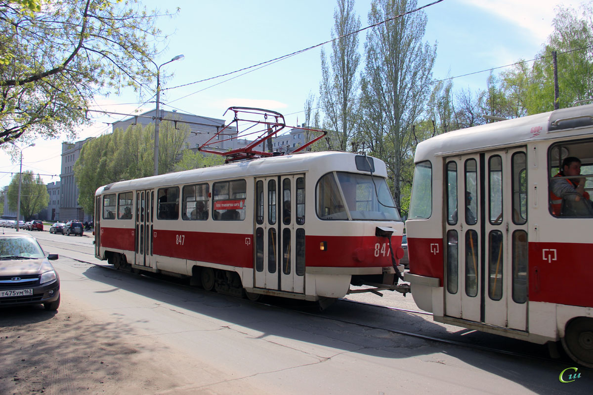 Самара. Tatra T3SU №847