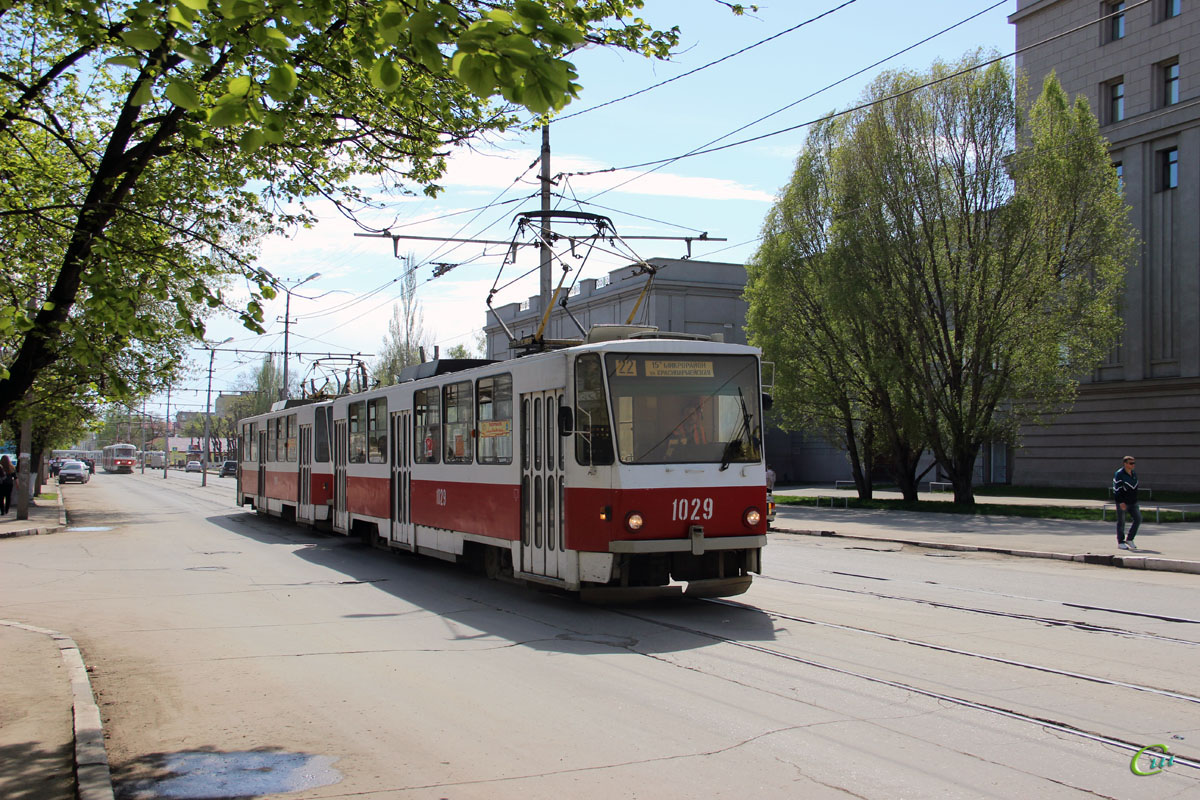 Самара. Tatra T6B5 (Tatra T3M) №1029