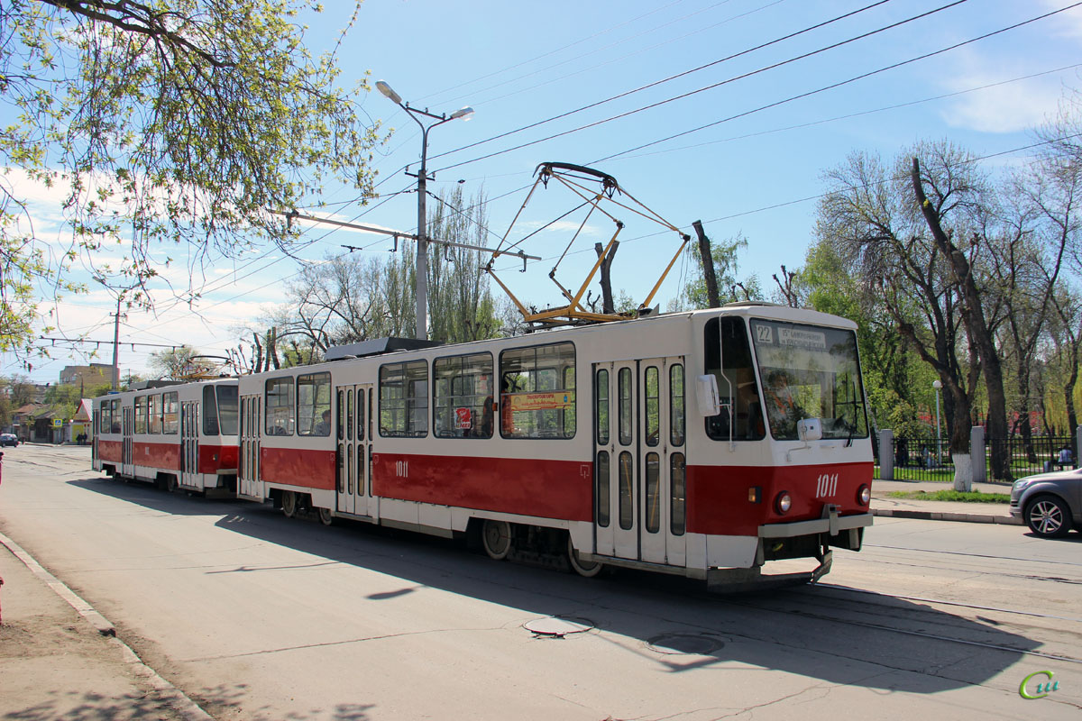 Самара. Tatra T6B5 (Tatra T3M) №1011