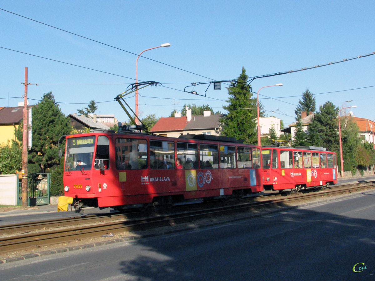 Братислава. Tatra T6A5 №7935, Tatra T6A5 №7936