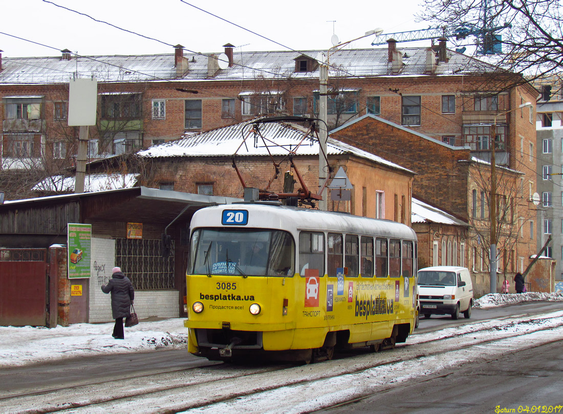 Харьков. Tatra T3SUCS №3085