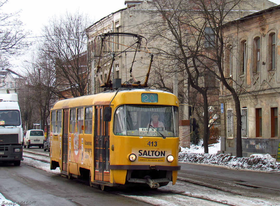 Харьков. Tatra T3SUCS №413