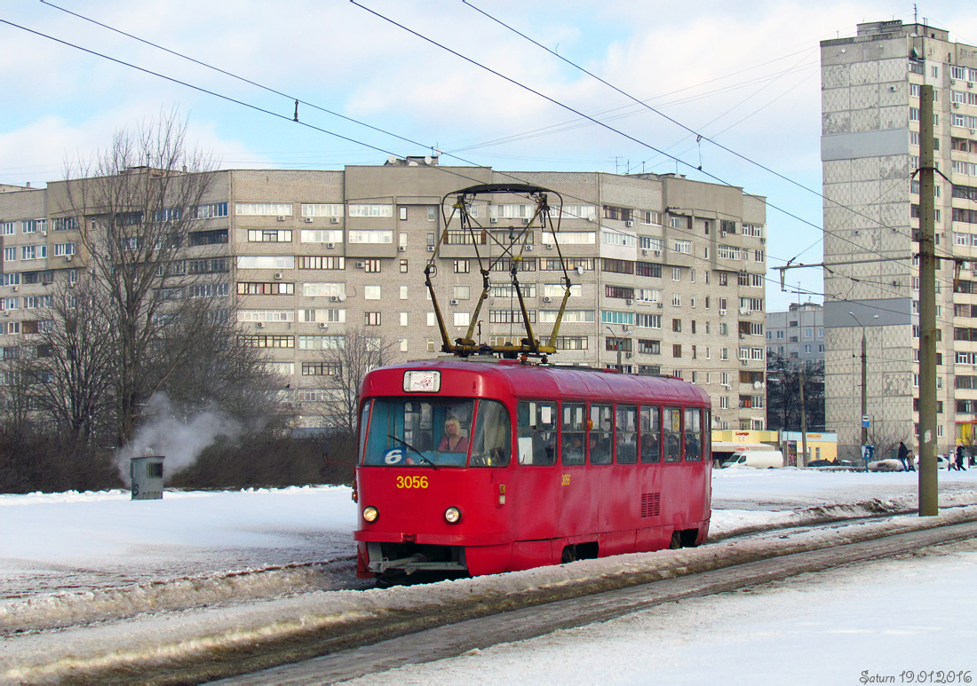Харьков. Tatra T3SU №3056