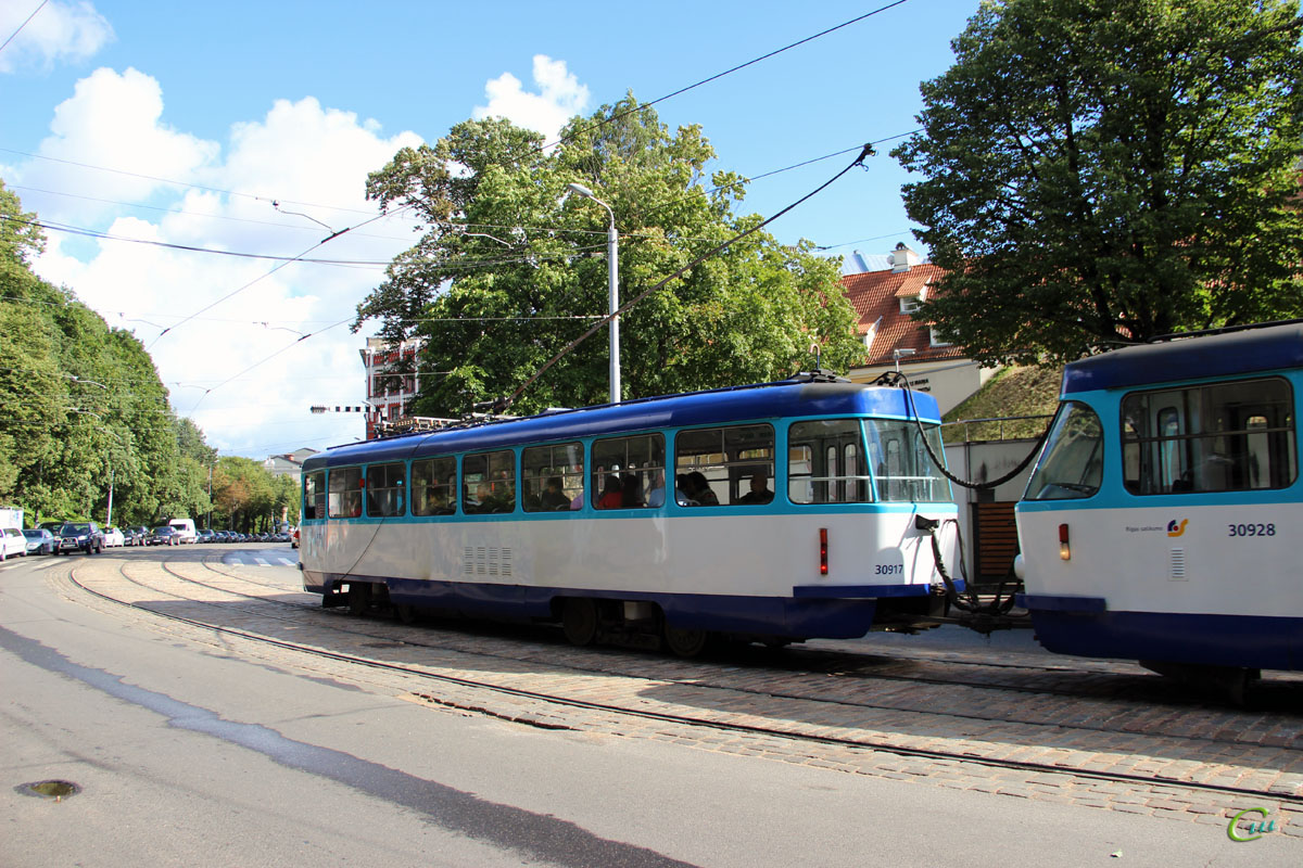 Рига. Tatra T3A №30917