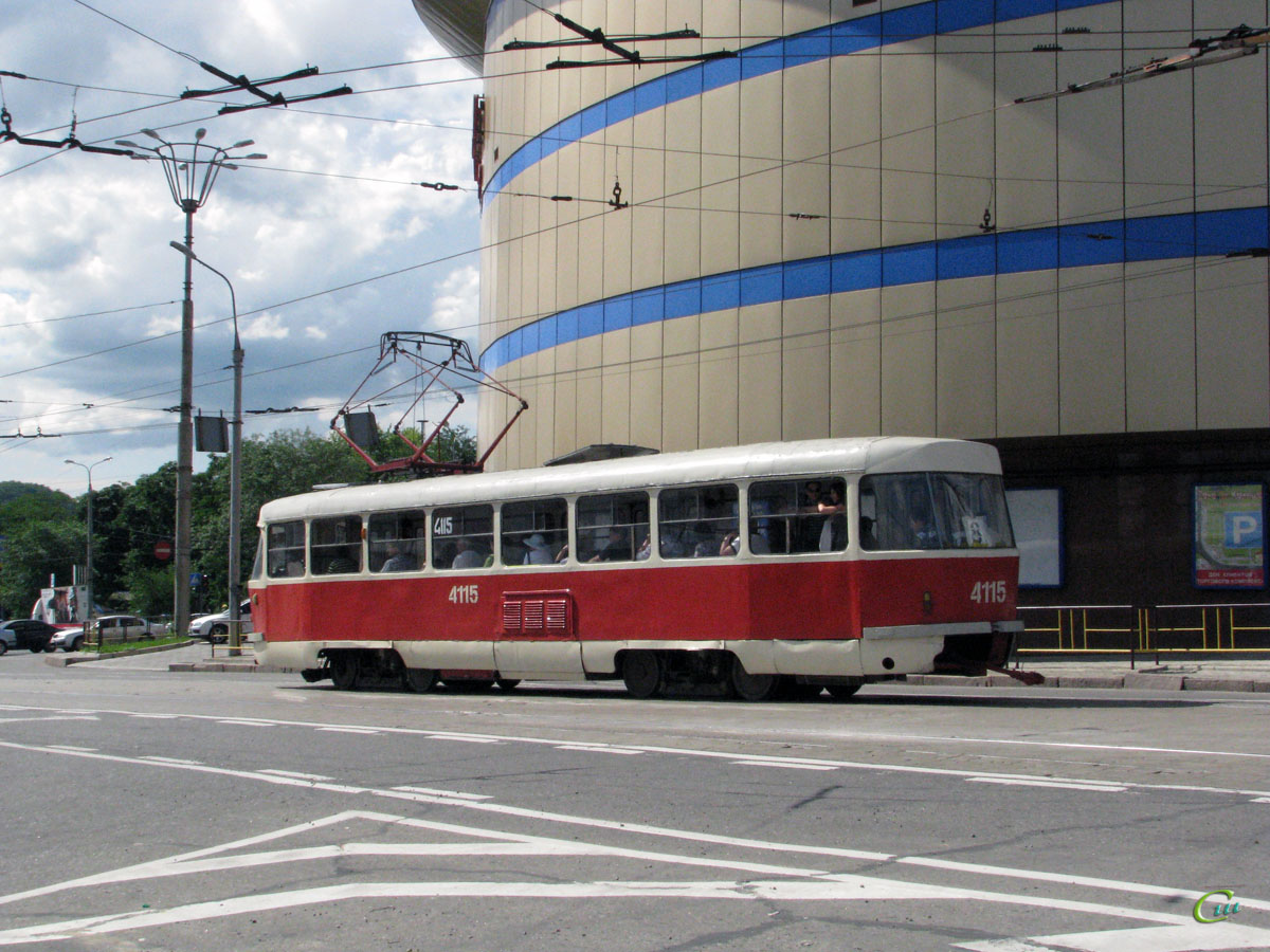 Донецк. Tatra T3SU №4115