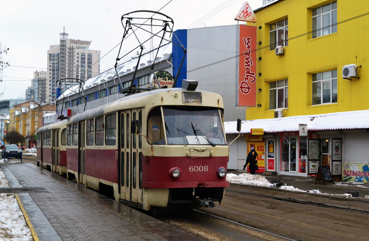 Киев. Tatra T3SU №6008