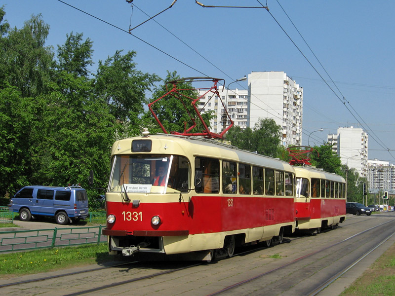 Москва. Tatra T3 (МТТЧ) №1331