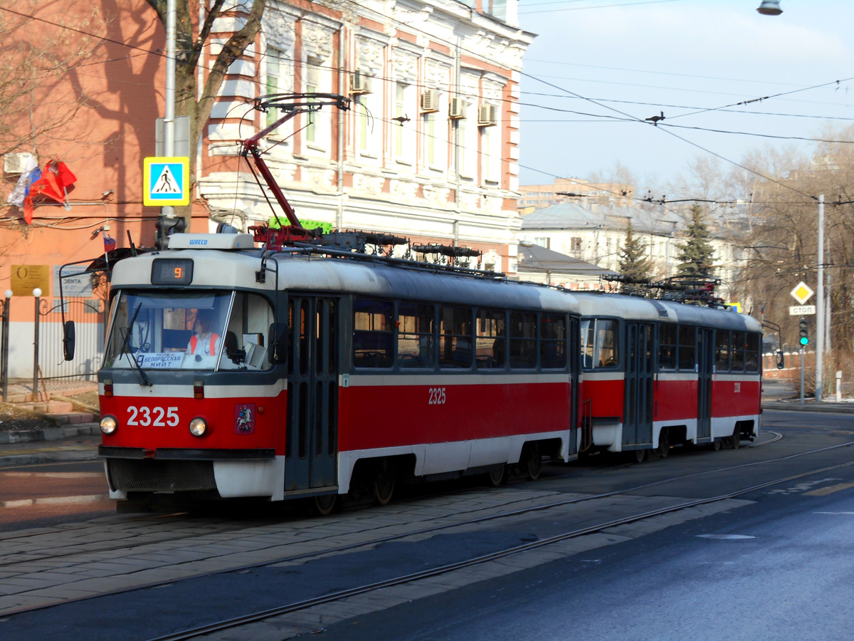 Москва. Tatra T3 (МТТА-2) №2318, Tatra T3 (МТТА-2) №2325