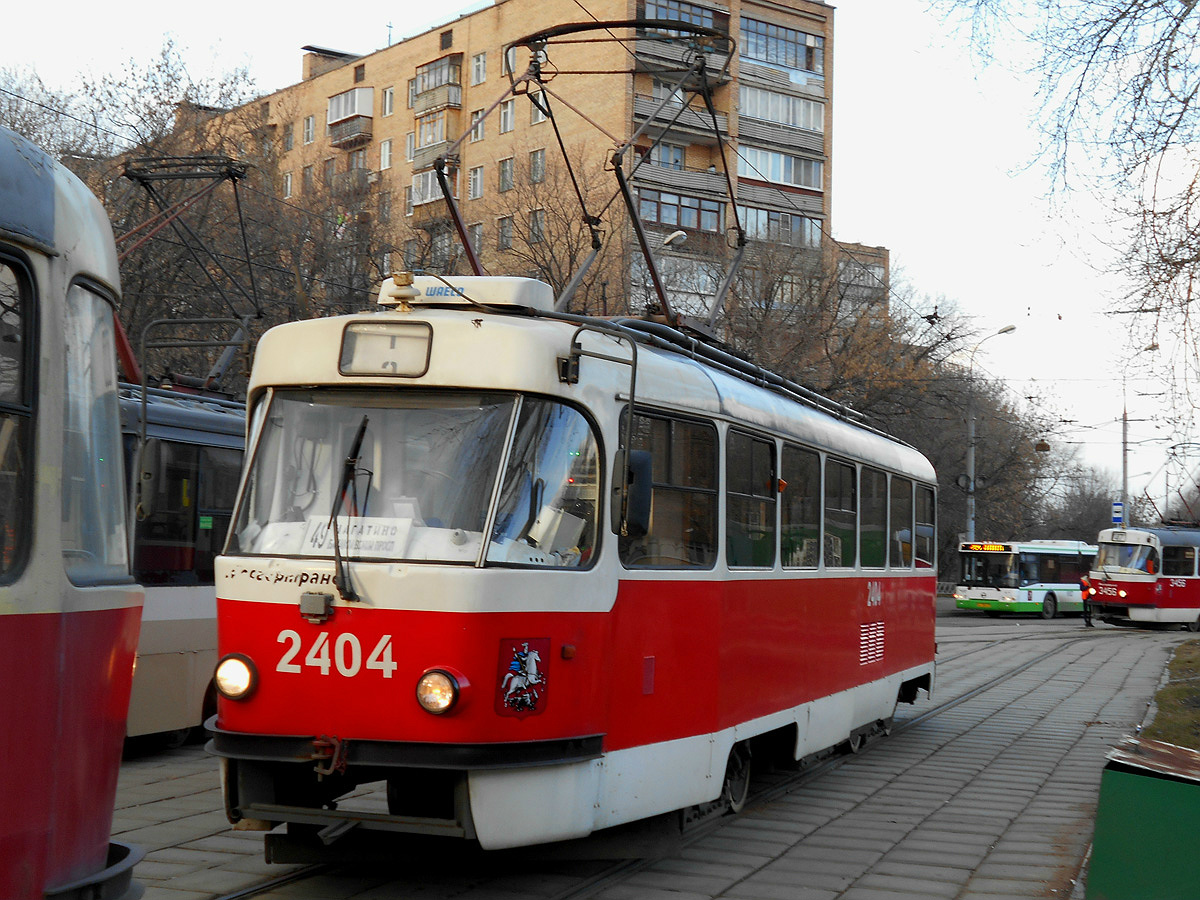 Москва. Tatra T3 (МТТА) №2404