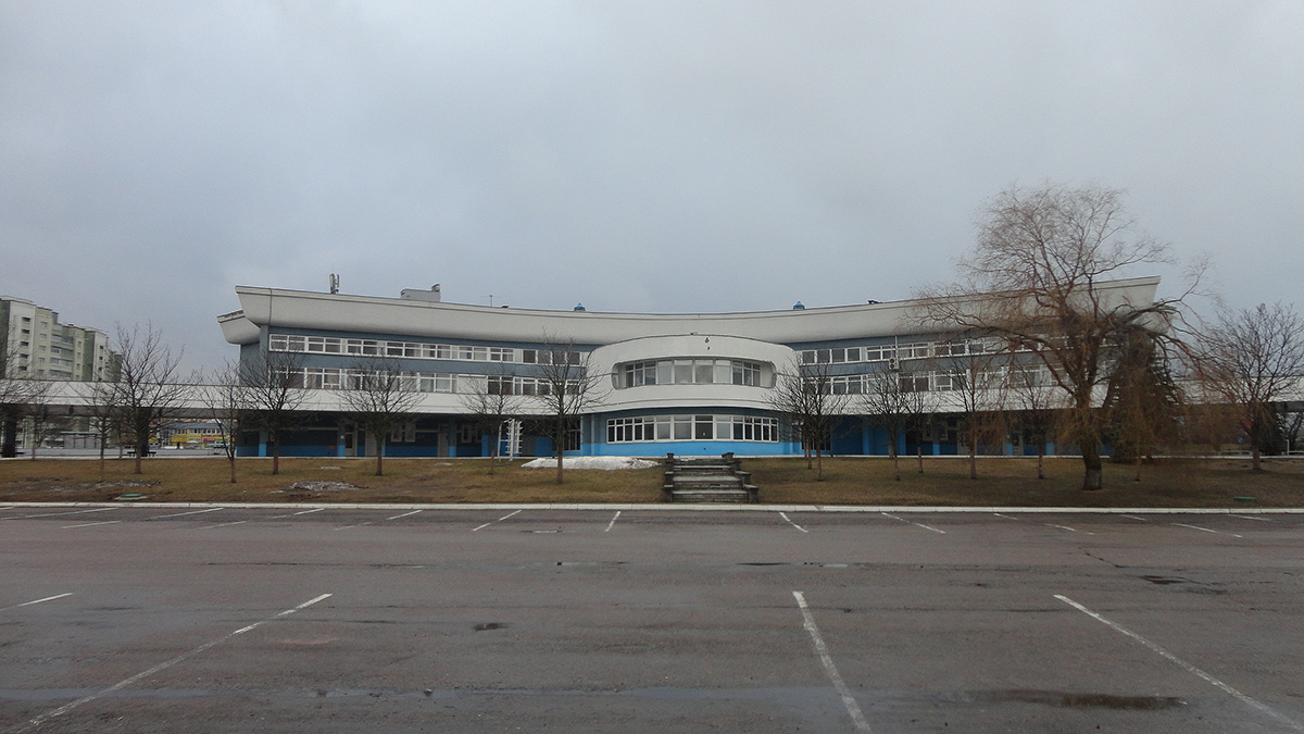 Минск. Автовокзал Восточный, вид со стороны площадки отстоя