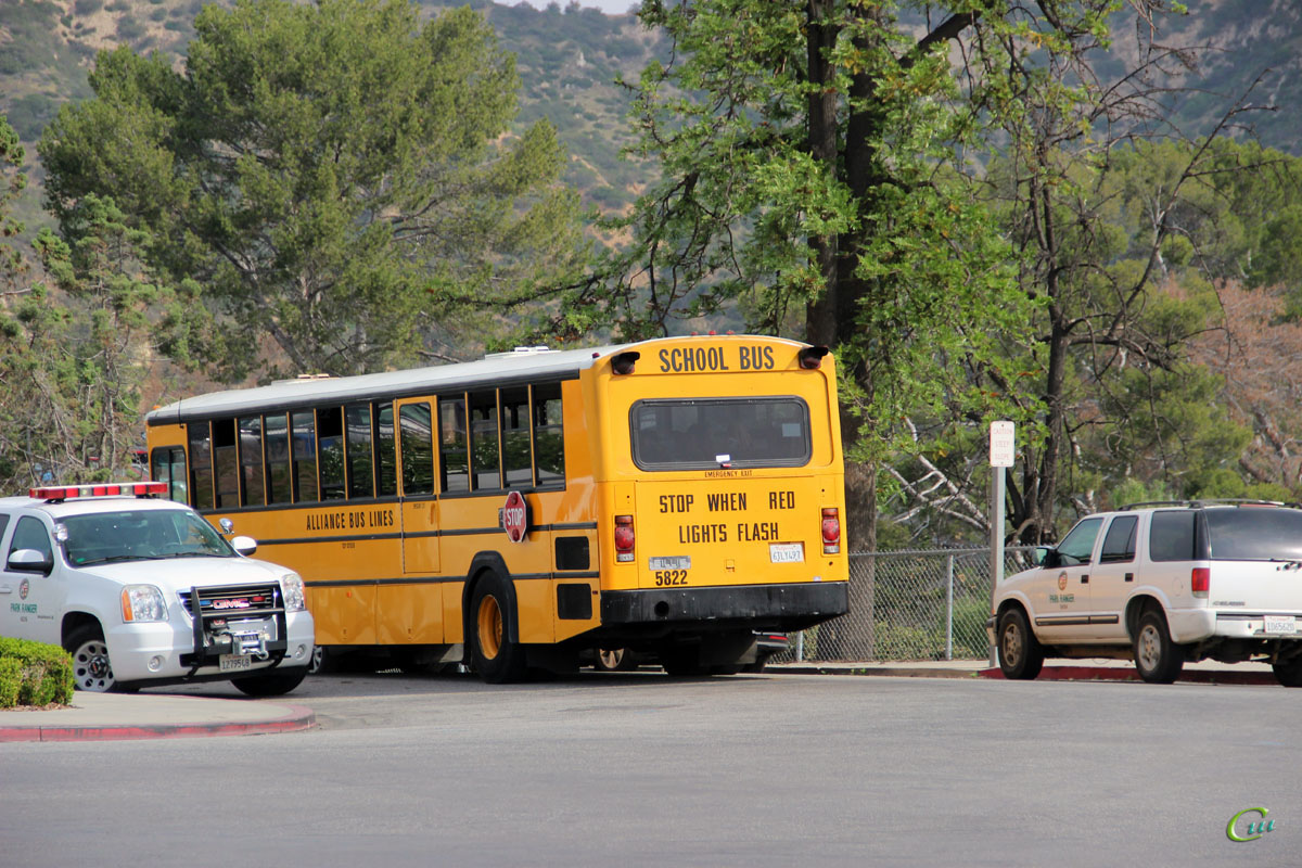 Лос-Анджелес. Gillig Phantom School Bus 6TLY497