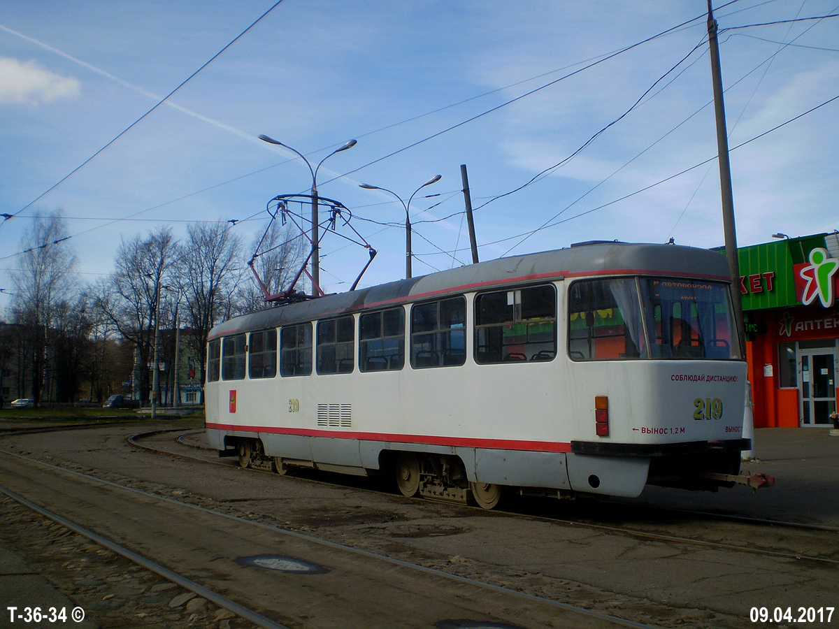 Тверь. Tatra T3SU №219