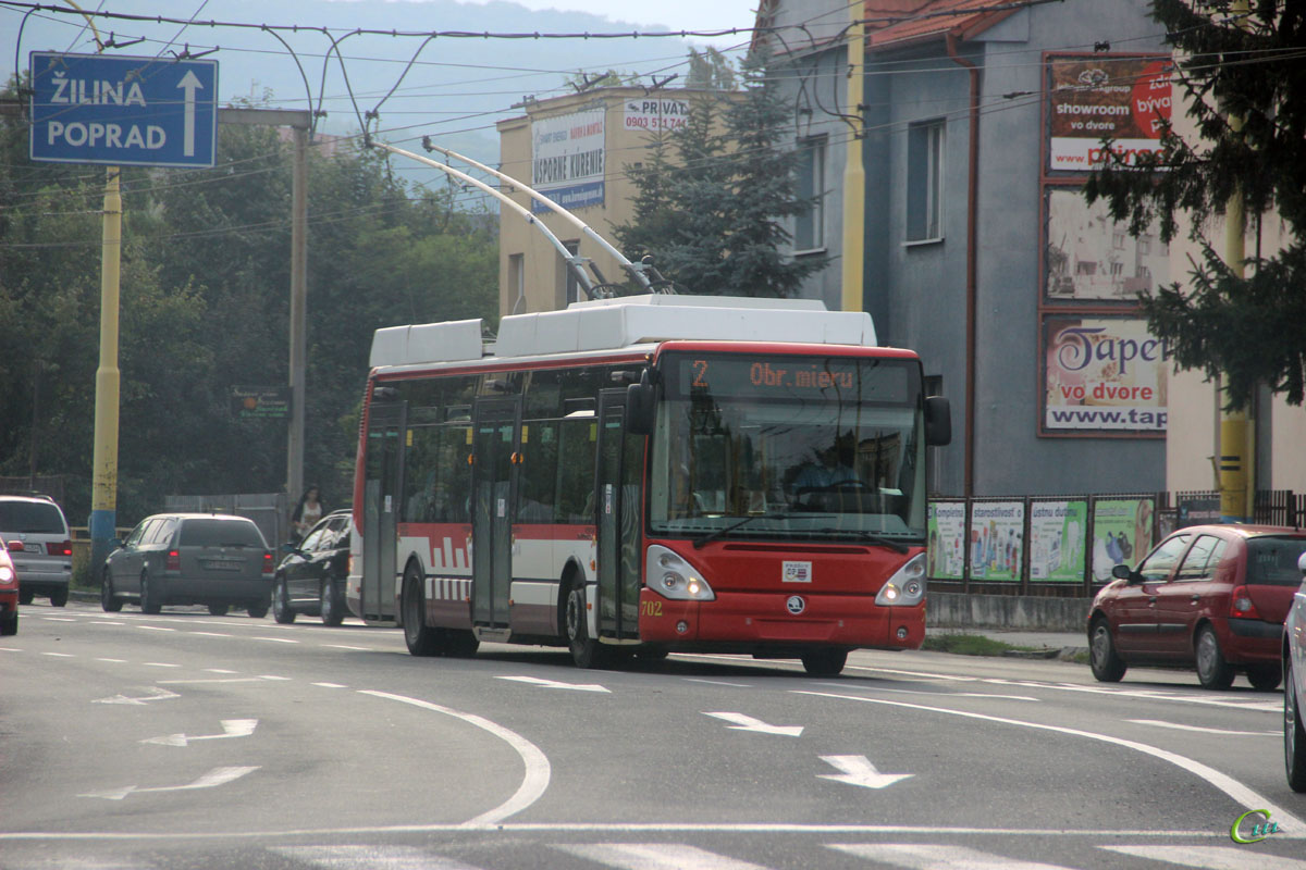 Прешов. Škoda 24Tr Irisbus Citelis №702