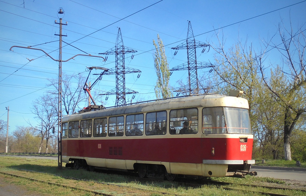 Кривой Рог. Tatra T3R.P №026