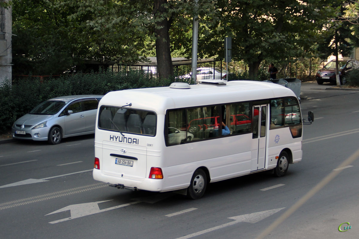 Тбилиси. Hyundai County Deluxe AB-254-BA