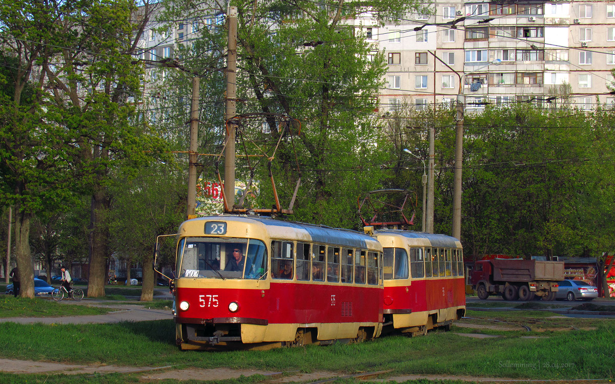 Харьков. Tatra T3SU №575, Tatra T3SU №516