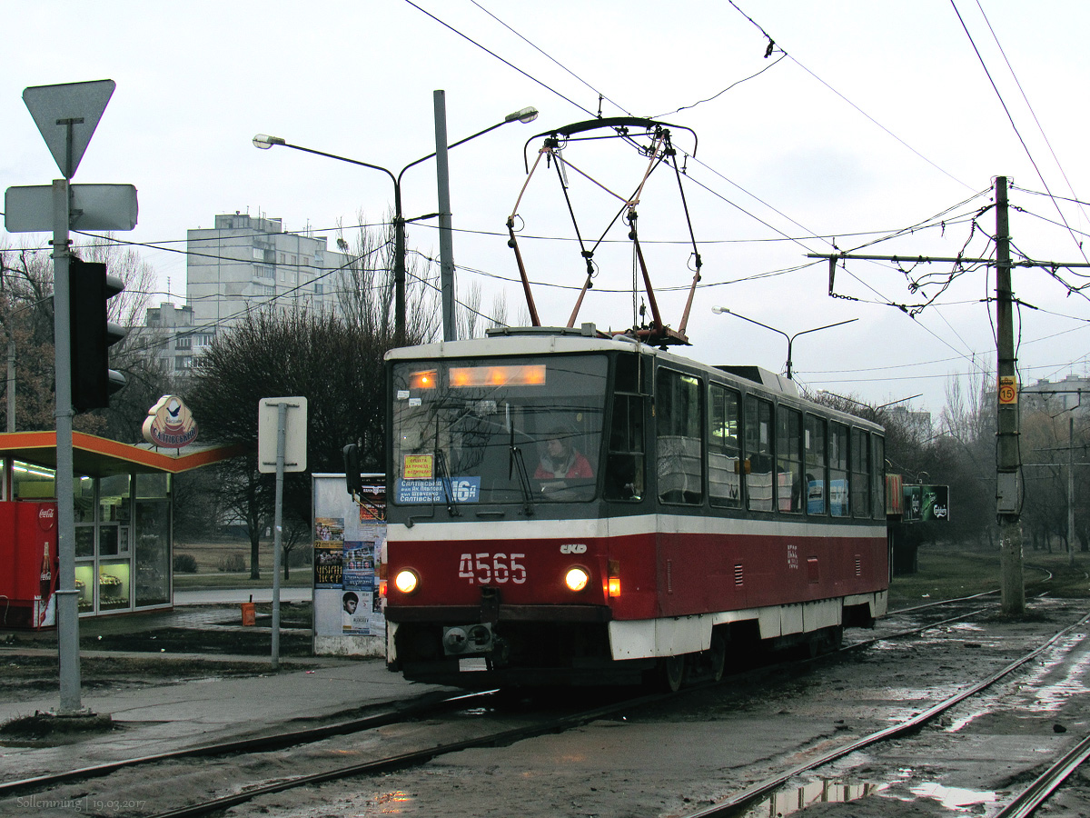 Харьков. Tatra T6B5 (Tatra T3M) №4565