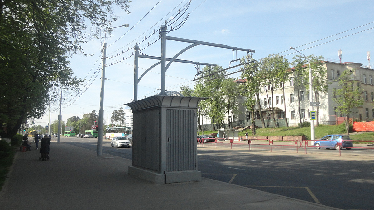 Минск. Электробусная зарядная станция